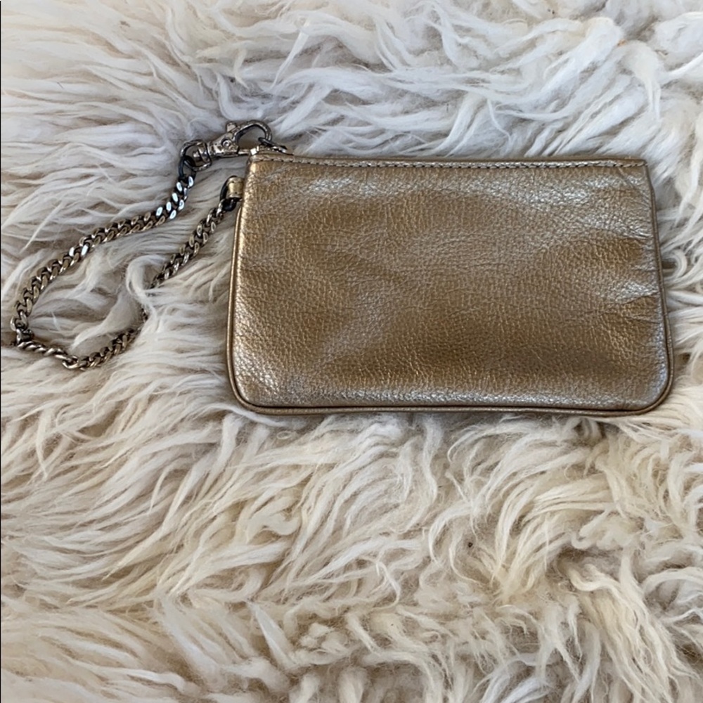 MICHAEL Michael Kors metallic leather pouch